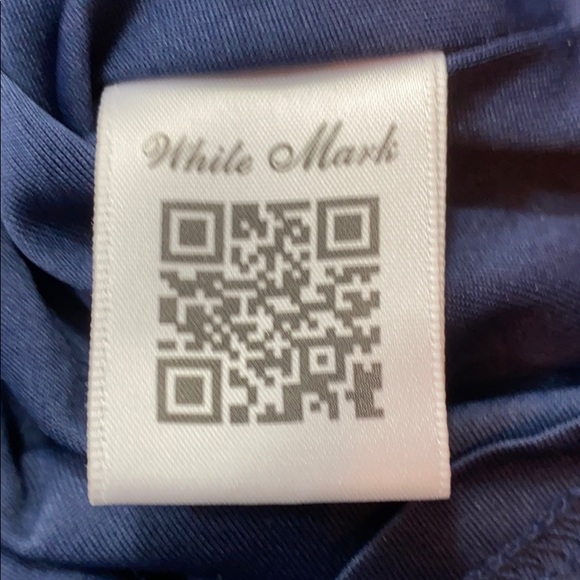 WHITE MARK Cold-Shoulder Crinkle Gauze Shift Dress - Picture 5 of 7